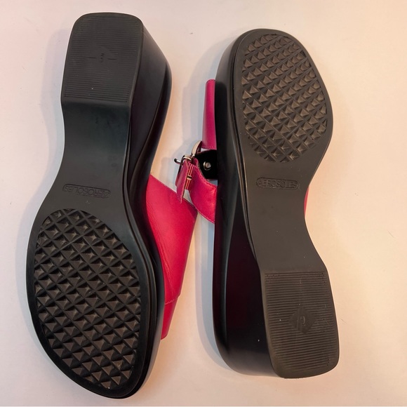 Aerosoles Slip on Sandal Platform Mules Open Toe in Pink Women’s Size 9B - Picture 11 of 12